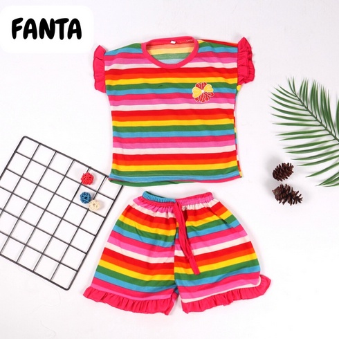 Jeco fashion Set anak Rainbee