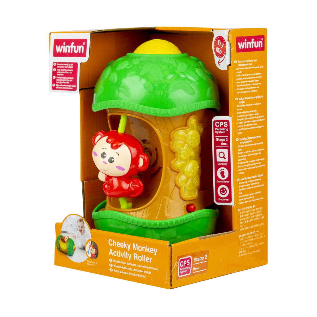 WINFUN Cheeky Monkey Activity Roller - Mainan Musik