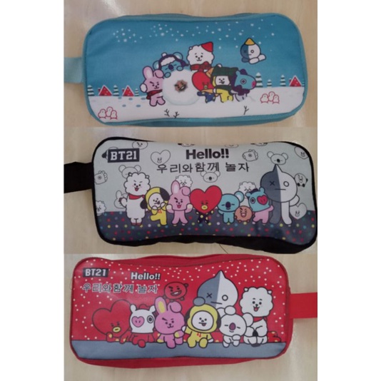 

TERBARU!! Tempat Pensil Kain Karakter Bt21