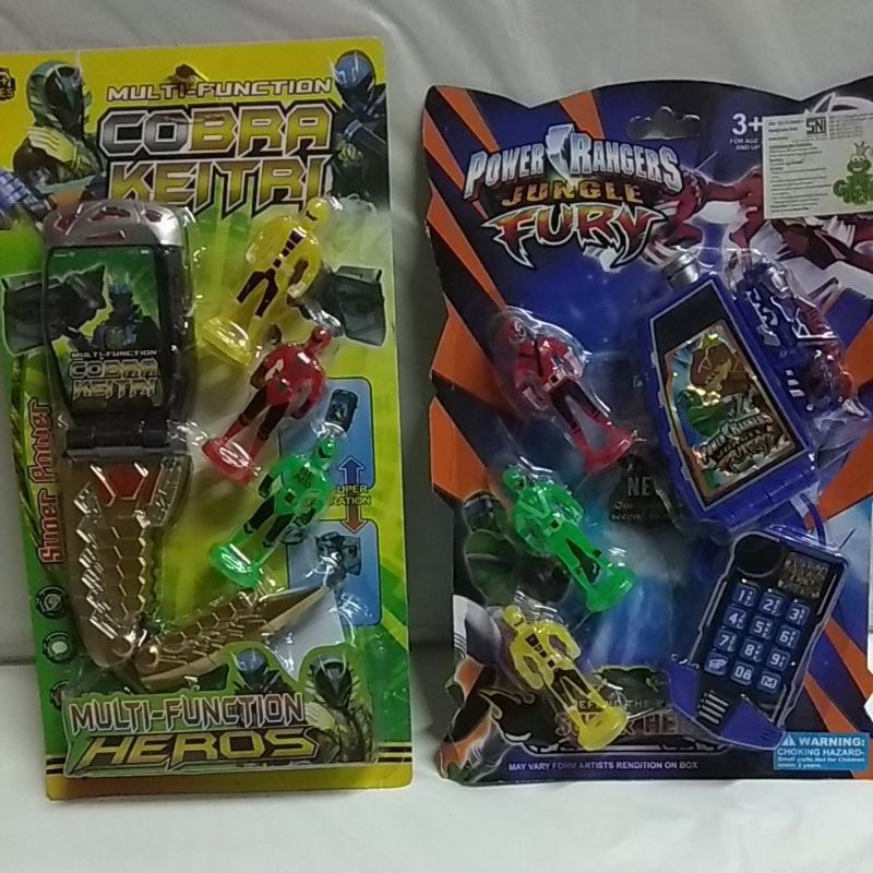 OMAH DOLANAN_MAINAN ANAK HP RANGER MAINAN ALAT BERUBAH POWER RANGER