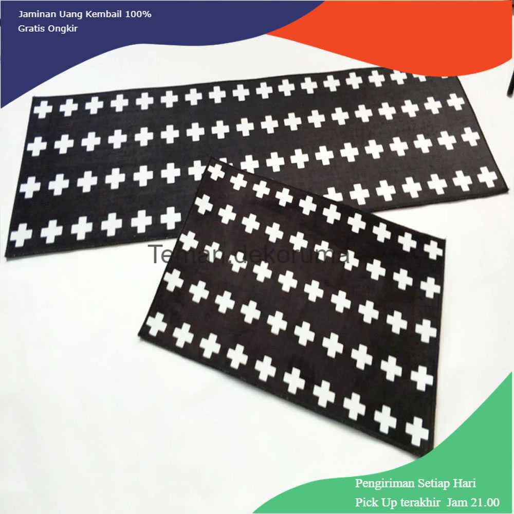 TD-AI04 DOBOXUAN Keset Dapur Anti-slip Kitchen Rug 40x120cm 1 PCS - JX-D320