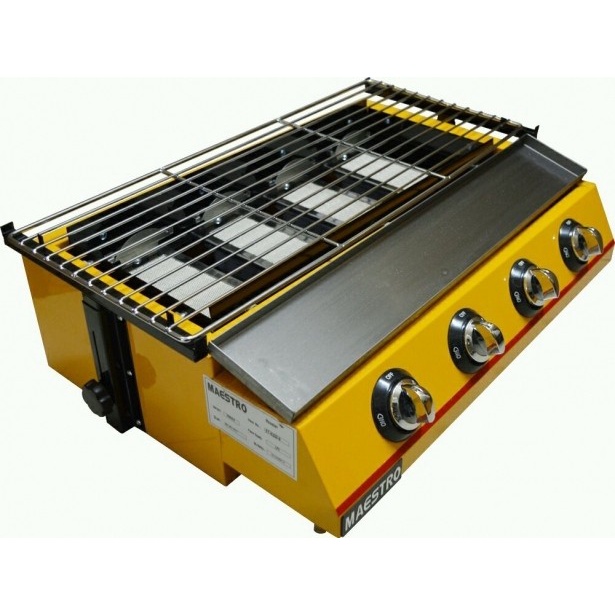 Kompor Panggang Sosis Maestro 4 Tungku