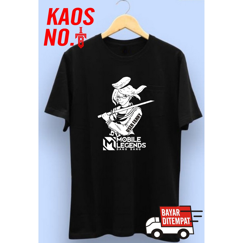 KAOS USER FANNY/MOBILELEGENDS TERBARU/PROMO/COD