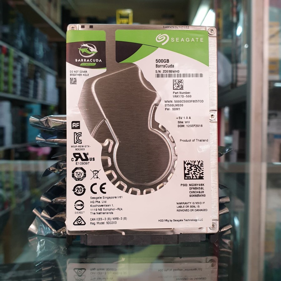 Harddisk Internal Notebook 500GB HDD SATA 2.5&quot; Garansi 1 Tahun