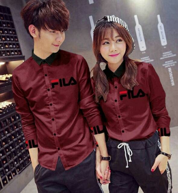 COUPLE KEMEJA FL / KEMEJA COWOK DAN CEWEK