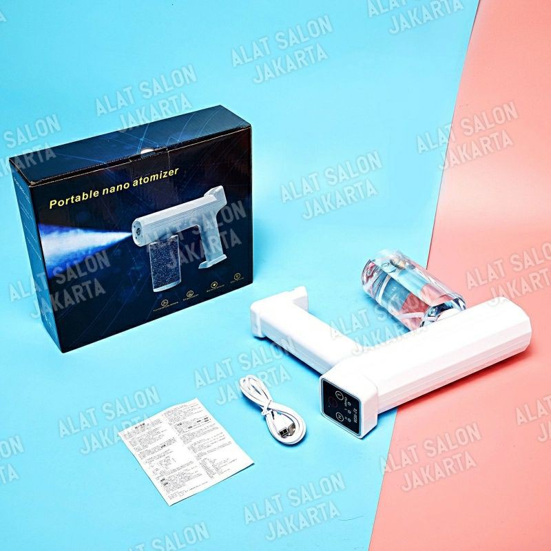 Nano spray Facial Gun Oxygen Spray Pelembab Hair Rambut nano gun facial Oxygen Hair spray