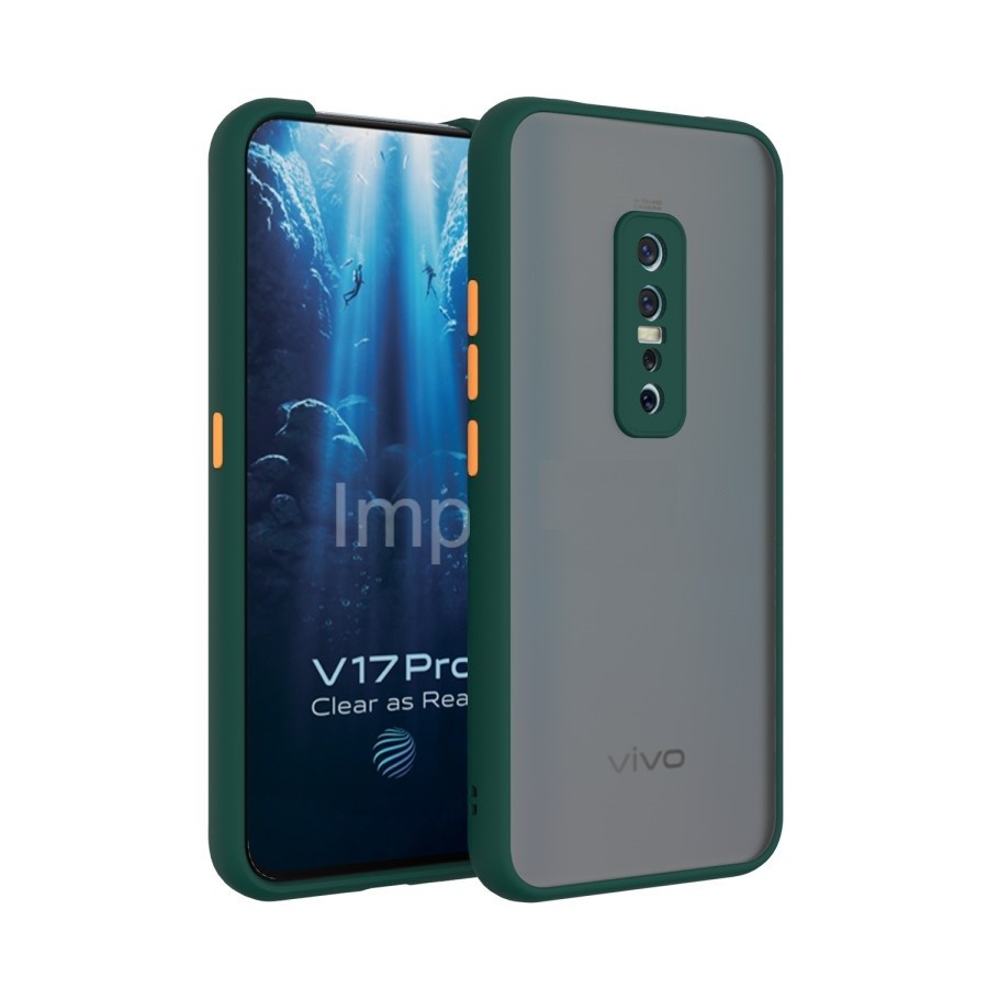 CASE MATTE VIVO V17 PRO TRANSPARAN FUZE MACARON MY CHOICE - FA