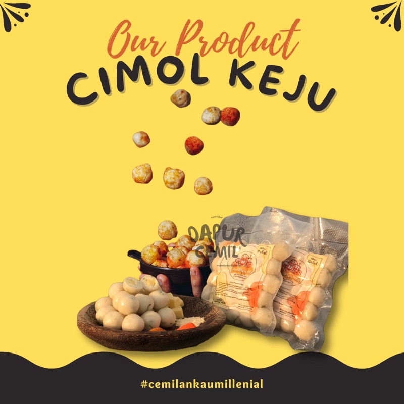 

CIMOL KEJU LUMER (Free Bumbu Tabur)