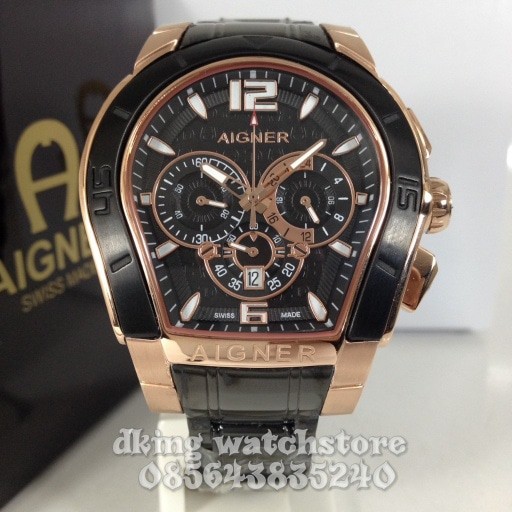 jam tangan pria aigner palermo super premium AAA cowok