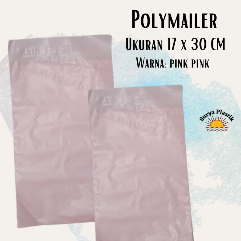 

Plastik Packing Online Shop Amplop Polymailer pink pink 17x30 CM