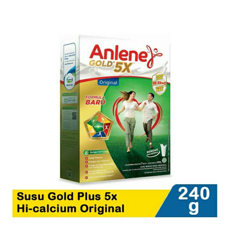 Anlene Gold Plus 5X Hi-Calcium Original240G