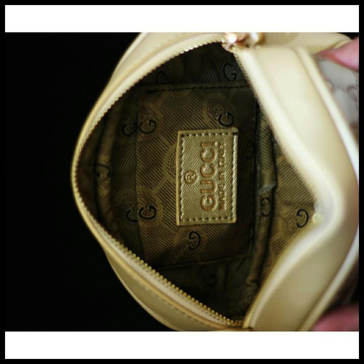 HOT SALE TAS WANITA TAS PINGGANG WAIST BAG GUCCI TAS NAGITA - EMAS