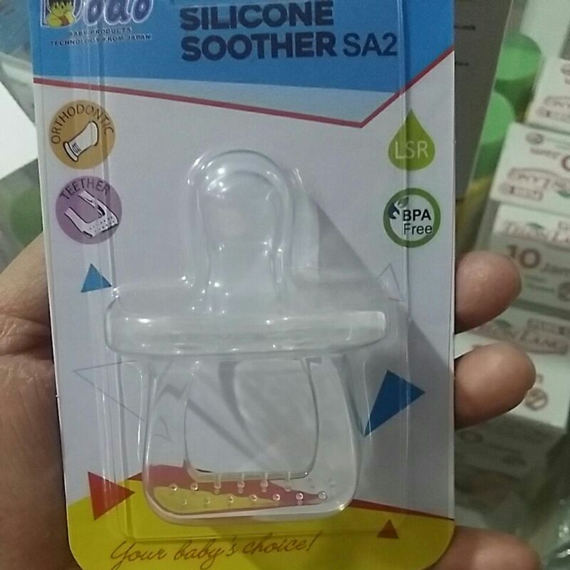 Dodo silicone Soother Orthodontic Teether BPA Free Empeng Anak Bayi