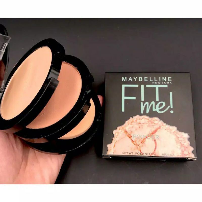 BEDAK MAYBELLINE FIT ME 2in1 [FIT ME BIRU]
