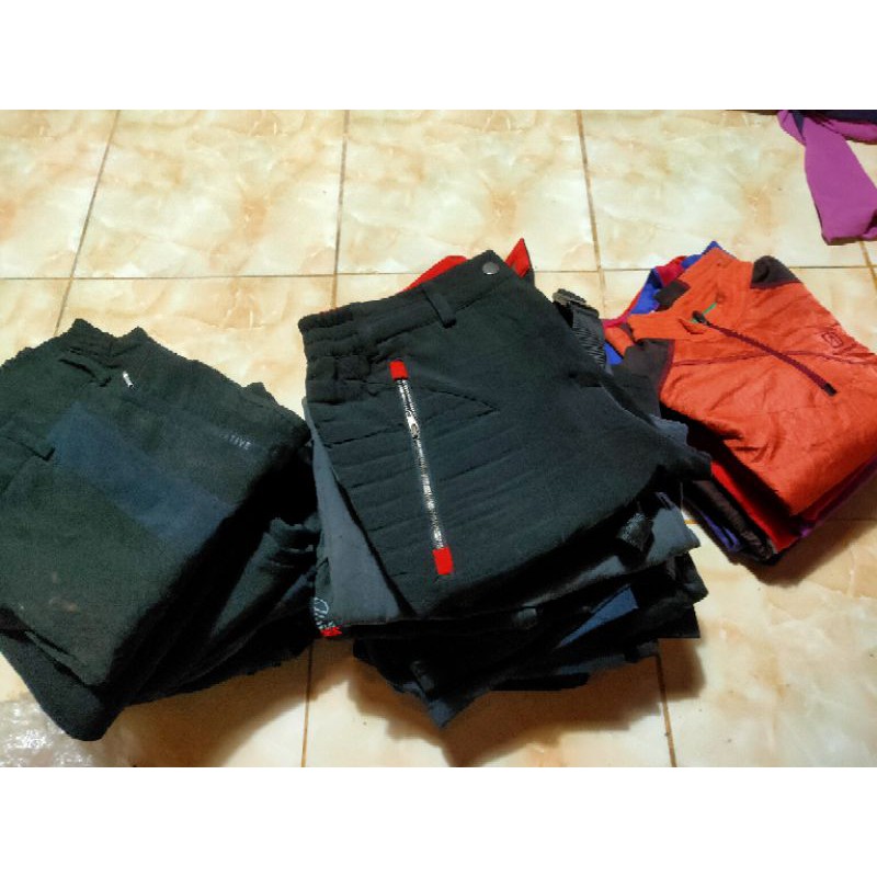 celana second outdoor borongan