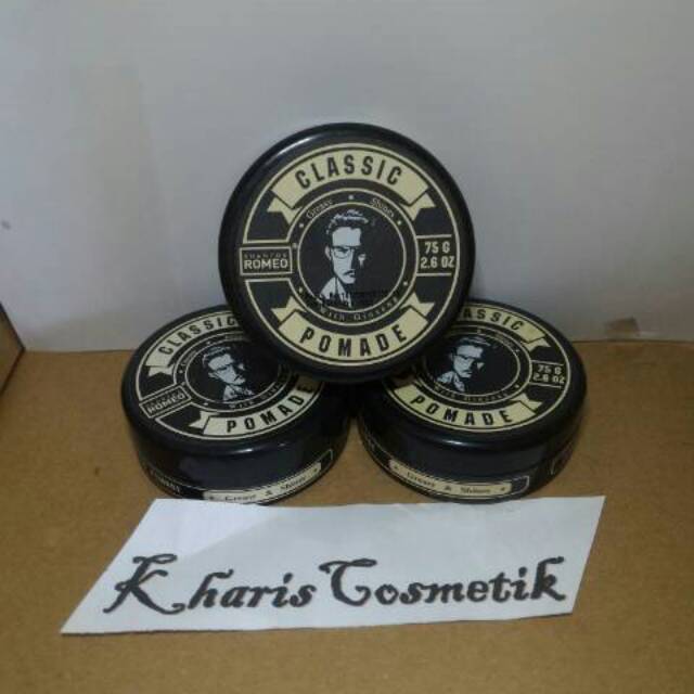 Pomade Shantos Romeo Classic Aroma Kopi