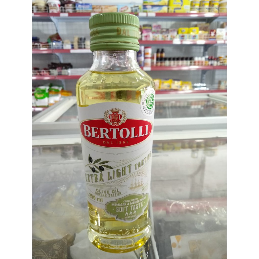 

Bertolli Extra Light Tasting / Minyak Zaitun Soft Taste 250gr