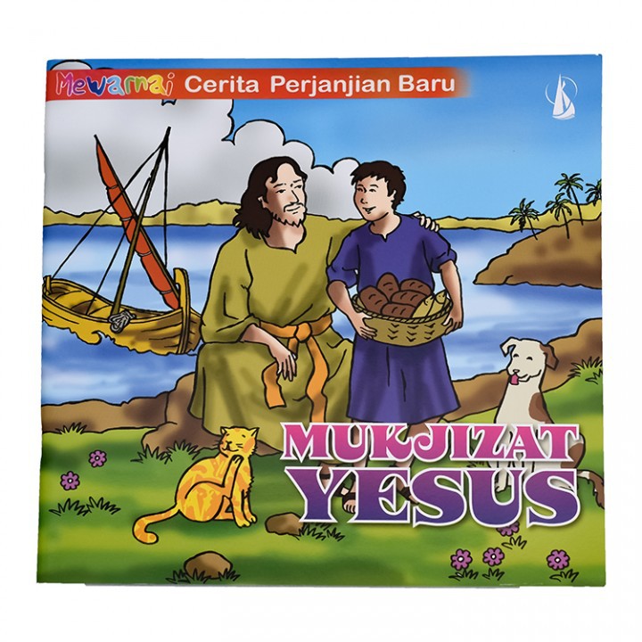 Buku Rohani Anak Mewarnai - Mukjizat Yesus - Buku Cerita Yesus