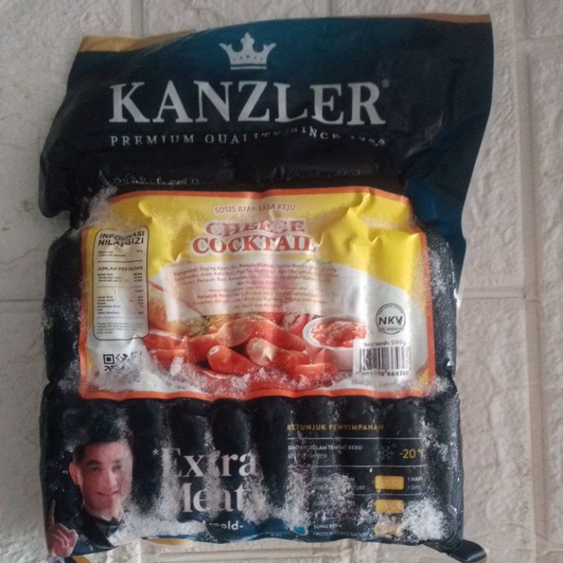 

sosis kanzler cooktail chesee 500gr / sosis keju/ sosis enak