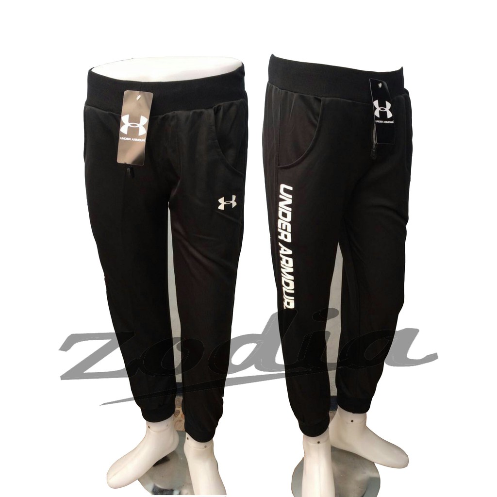 SPECIAL Joger Pants Panjang Under Armour Hitam Celana Olahraga Training PALING MURAH