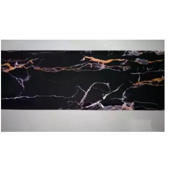BORDER LIST MARMER GRANIT STICKER LANTAI  009 MARMER HITAM WALLBORDER TINGGAL TEMPEL