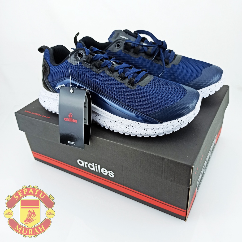 Ardiles Men Centurion Sepatu Sneaker - Biru Navy/Putih