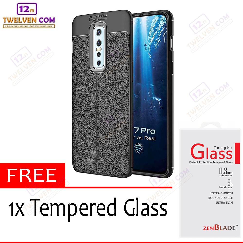 [FLASH SALE] Case Auto Focus Softcase Vivo V17 Pro - Free Tempered Glass