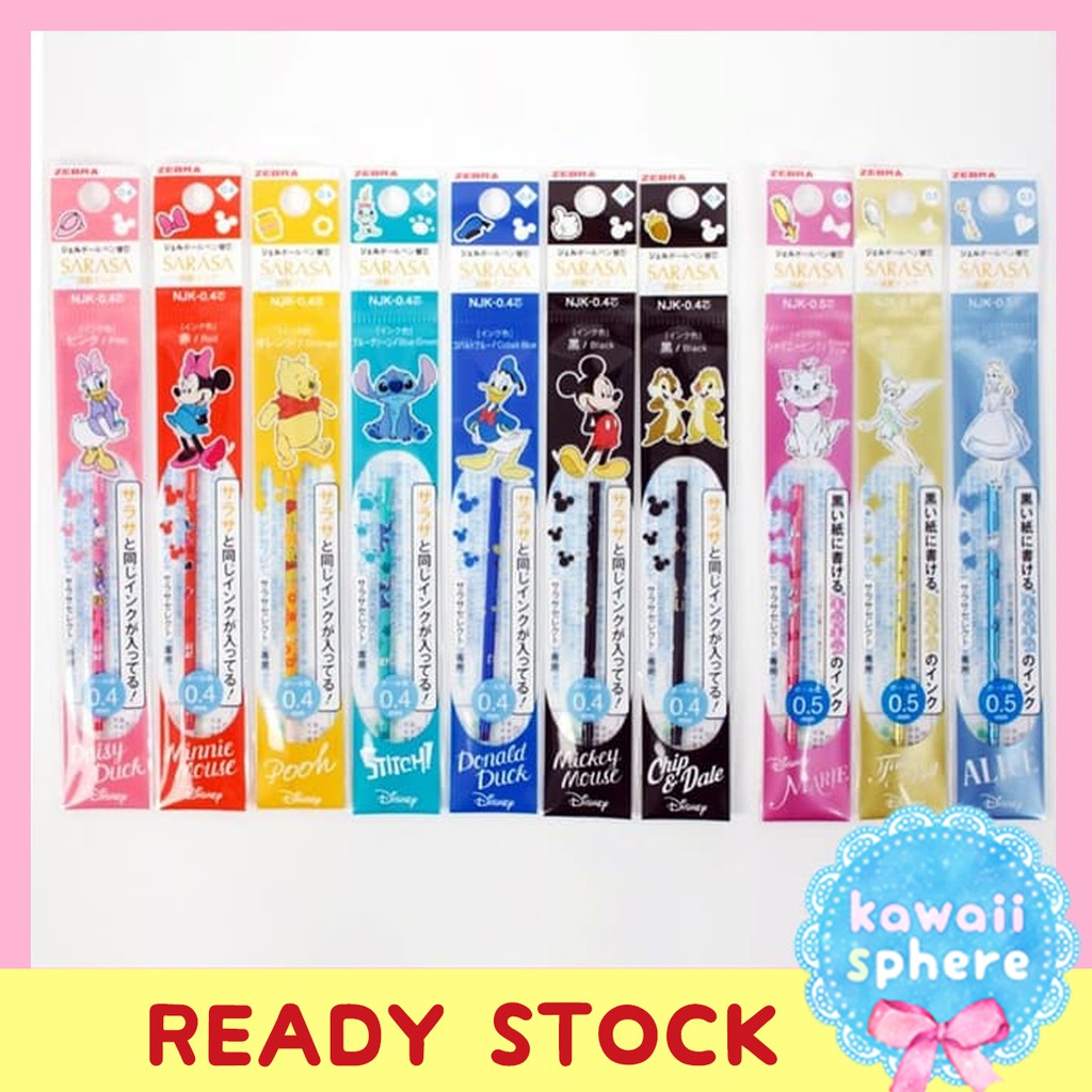 Sarasa Select Refill Disney | Refil Pulpen Sarasa Select Limited | Ready Stock