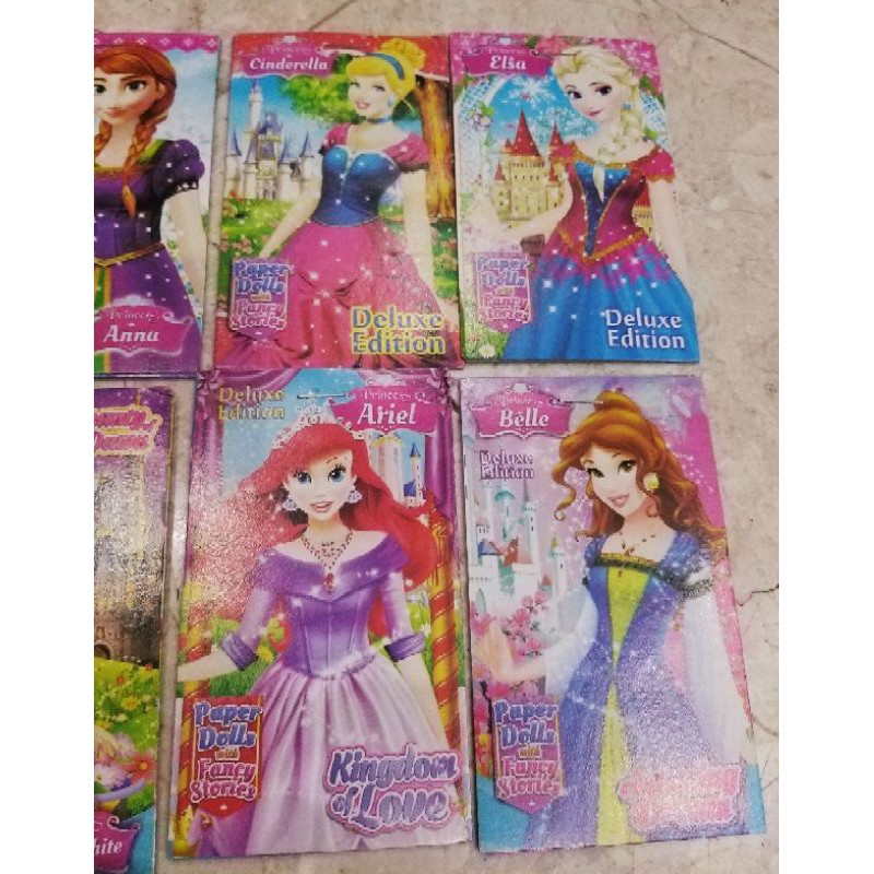 Buku BP Bongkar Pasang/ Dress Up Princess Ukuran Mini Murah Mainan Jadul Anak Edukatif