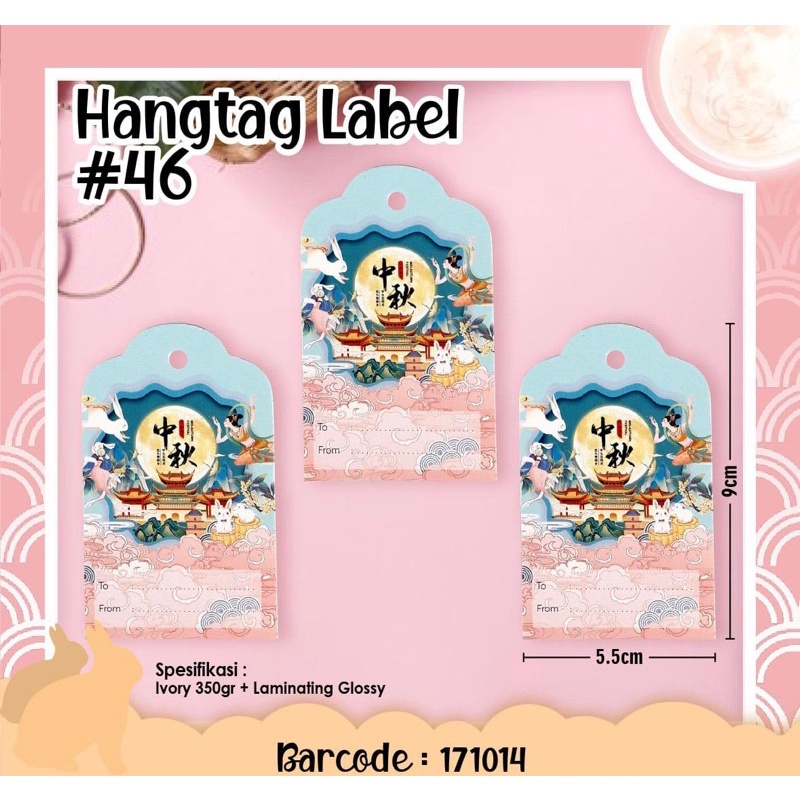 

Hangtag Mooncake / Hangtag Label 414346 (isi 10pc)