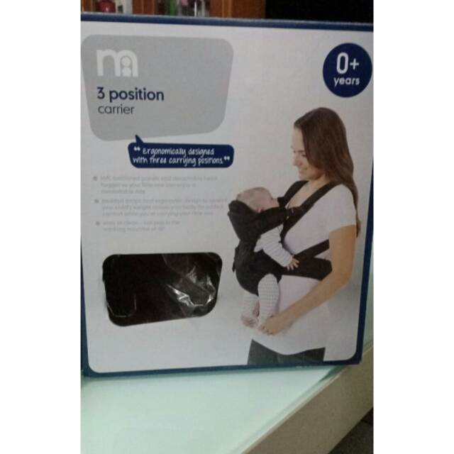 Mothercare baby carrier 3 position