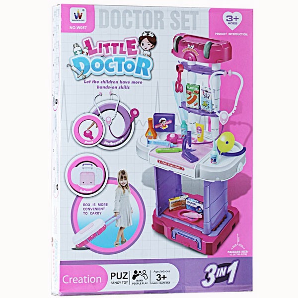 JTM - Mainan Edukasi Anak Little Doctor 3 in 1 Doctor Set | Shopee