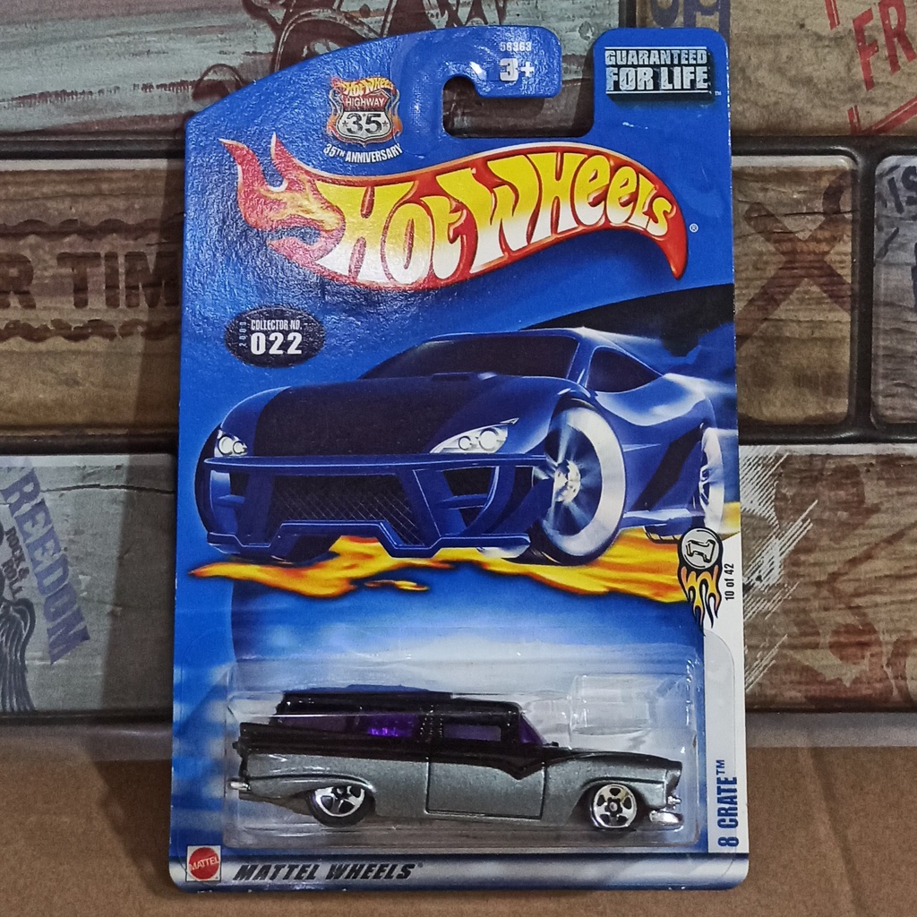 Hot Wheels Metallic Dark Chrome Old Blue Card BC Shadow Jet II Big Chill Moveable Skisi 8 Crate