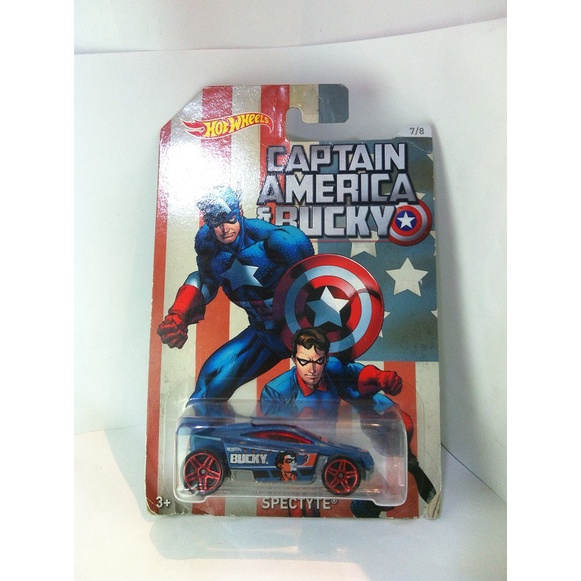 Hot Wheels. 2016 Captain America 75th Anniversary Series - 7. Spectyte. Bucky Walmart by MATTEL 2016