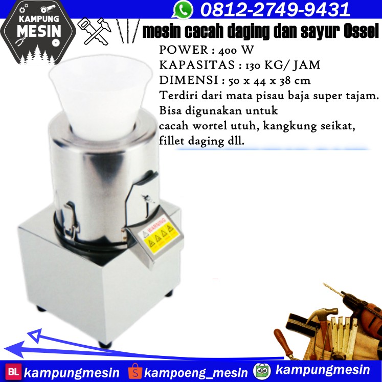 BANTING HARGA Mesin pencacah daging dan sayur SDL-160 OSSEL