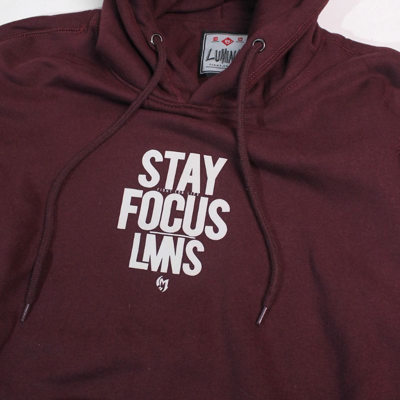 Stay Fokus Luminos Hoodie Original Pullover Pria &amp; Wanita