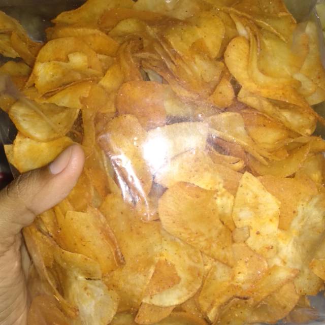 

Kripik singkong pedes