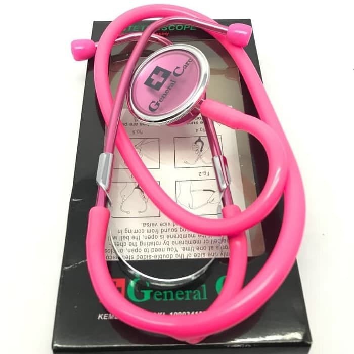 Free Ongkir Stetoskop General Care GC Stethoscope Economy Ekonomi Warna Pink Hijau Biru Merah Ungu