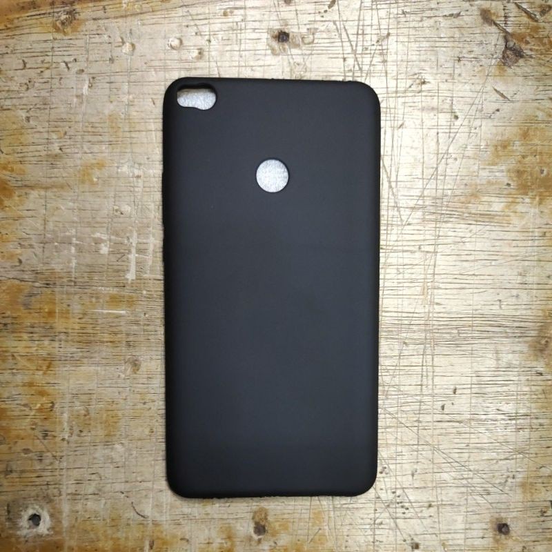 XIAOMI MI MAX 2 softcase karet hitam silikon mantap murah meriah