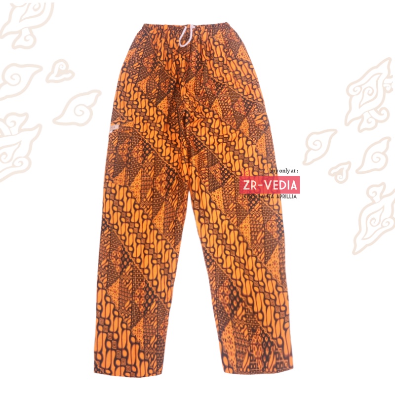 Celana Boim Batik Uk 4-5 Tahun / Celana Panjang Motif Batik Harian Santai Pants Kids Anak Laki Murah