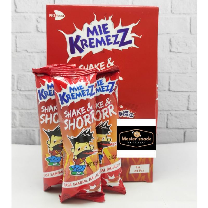 

Mie Kremezz SHAKE &SHORR 1PACK ISI 20PCS, AGEN CIKI MURAH