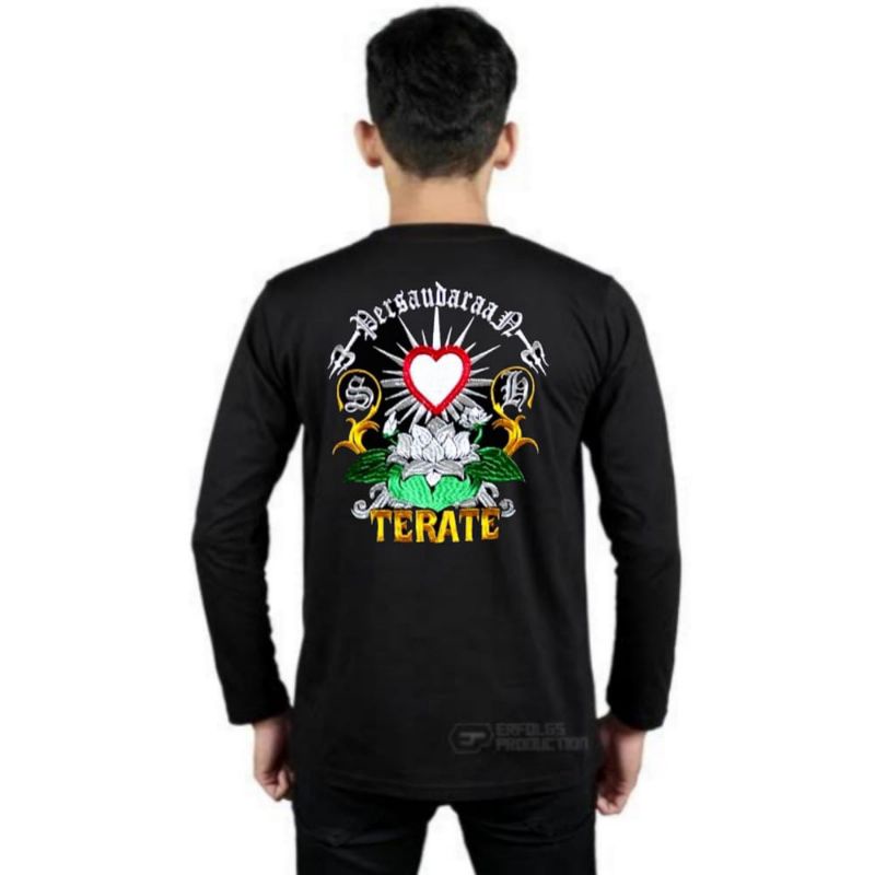 KAOS BORDIR PSHT TERBARU | KAOS BORDIR LENGAN PANJANG | KAOS TERATE KEREN | KAOS SH TERATE