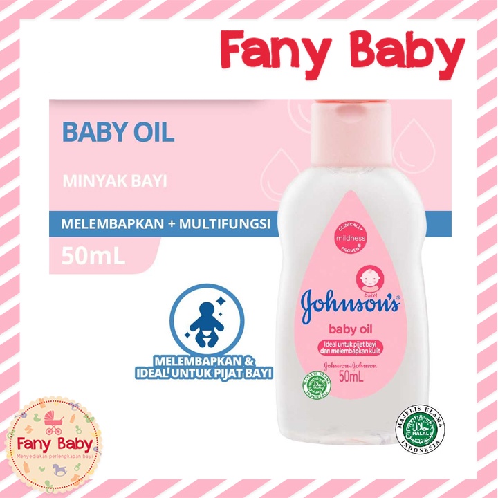 JOHNSON'S BABY OIL 50ML-200ML