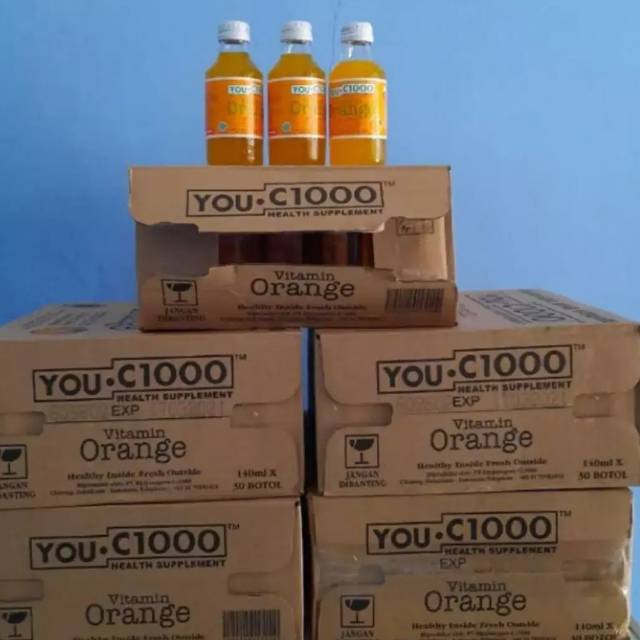 Jual You C 1000 Botol Kaca Karton Dus An Indonesia Shopee Indonesia