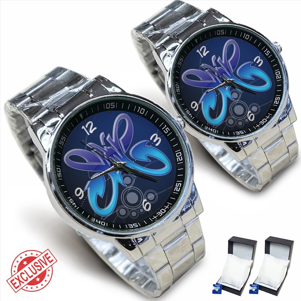 Jam Tangan Rantai Couple SLANK Motif 12