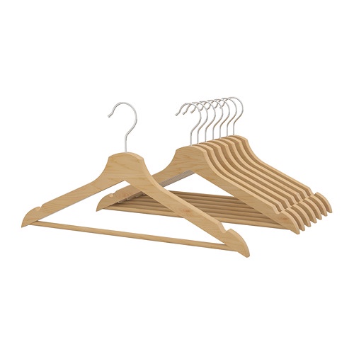 Hanger baju dewasa ,hanger baju gantung ikea isi 8 pcs