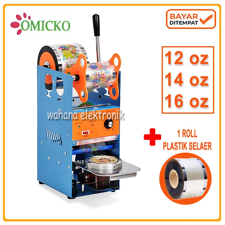 Jual Alat Press Gelas Plastik Cup Sealer Omicko C35 Promo Indonesiashopee Indonesia 5095