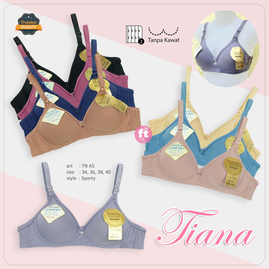 TIANA | Bra Polos NYAMAN TANPA KAWAT / art TN A5