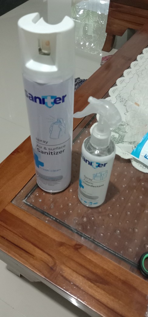 Saniter Fabric Disinfectant Disinfektan Spray 230 Ml