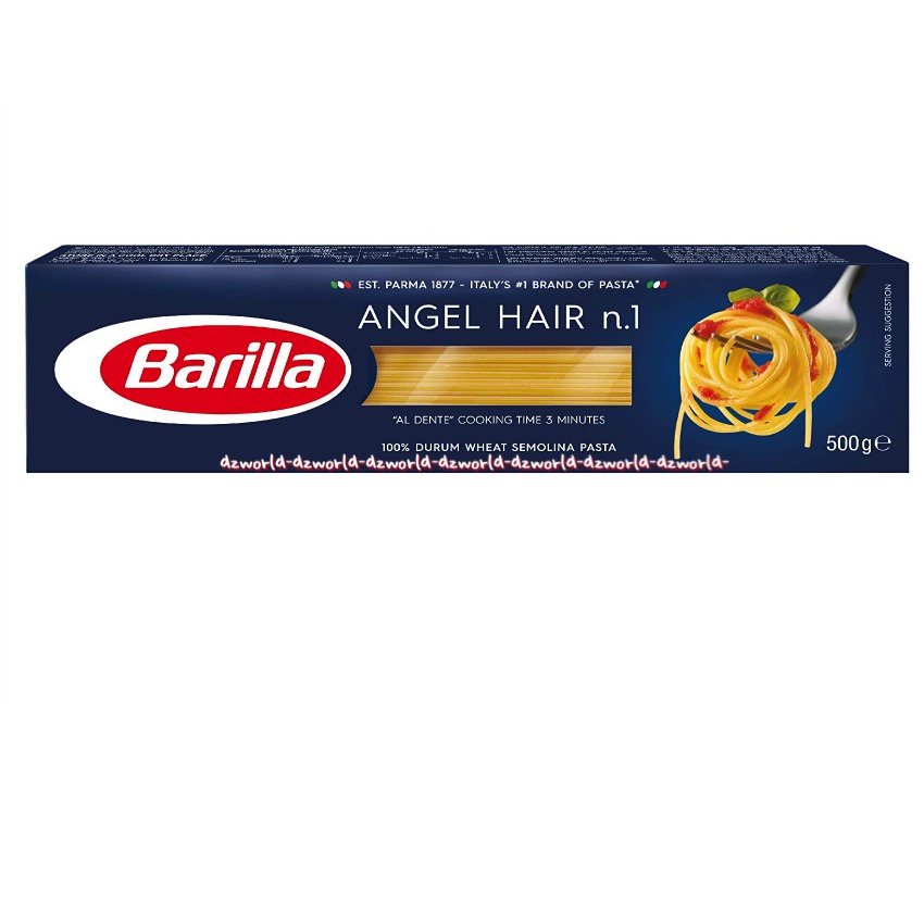 

Barilla Angel Hair No.1Mie Spaghetti Makanan Instant 500gr Mi Barila Spageti Instan Spagheti Mie Lurus Angelhair spagety Mie Spaghety Spageti